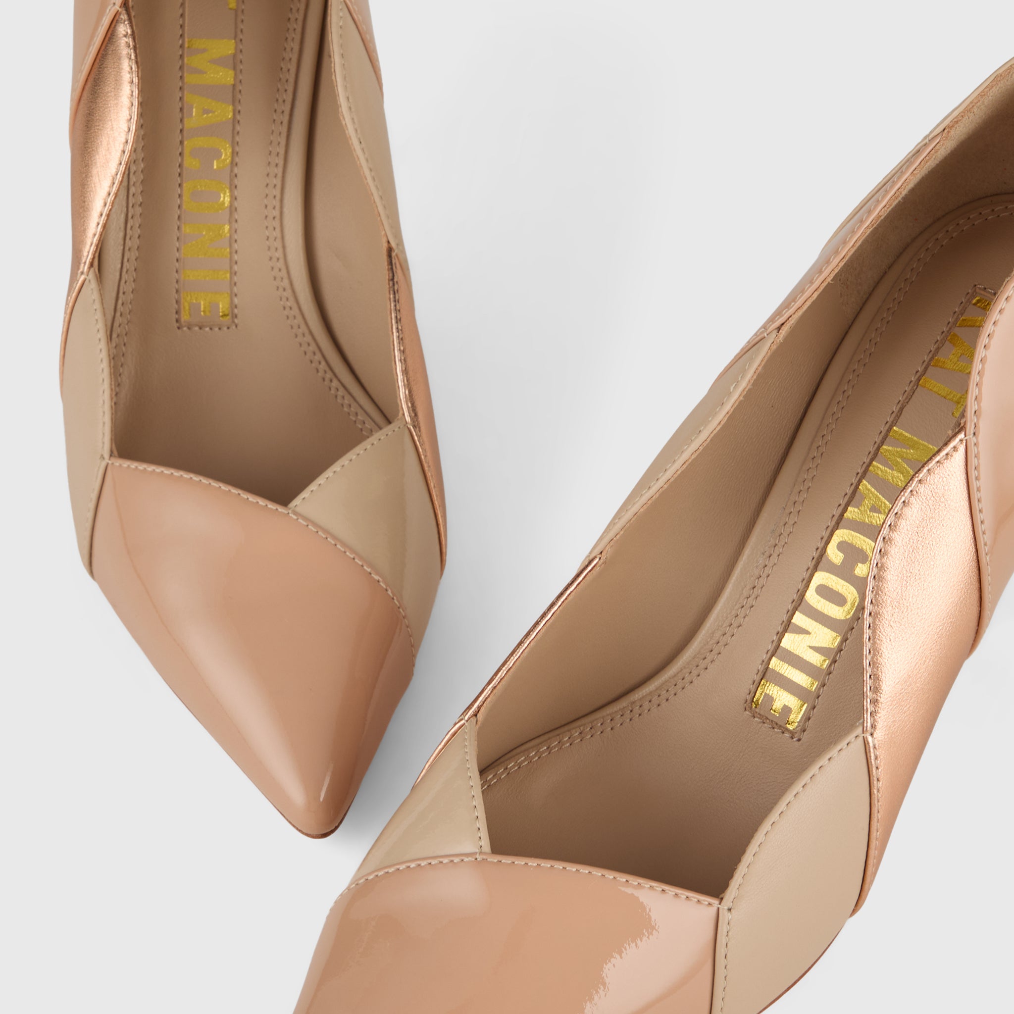 Kat Maconie Divina Pumps in Python – luxury women's crystal stiletto silhouette with 90mm heel