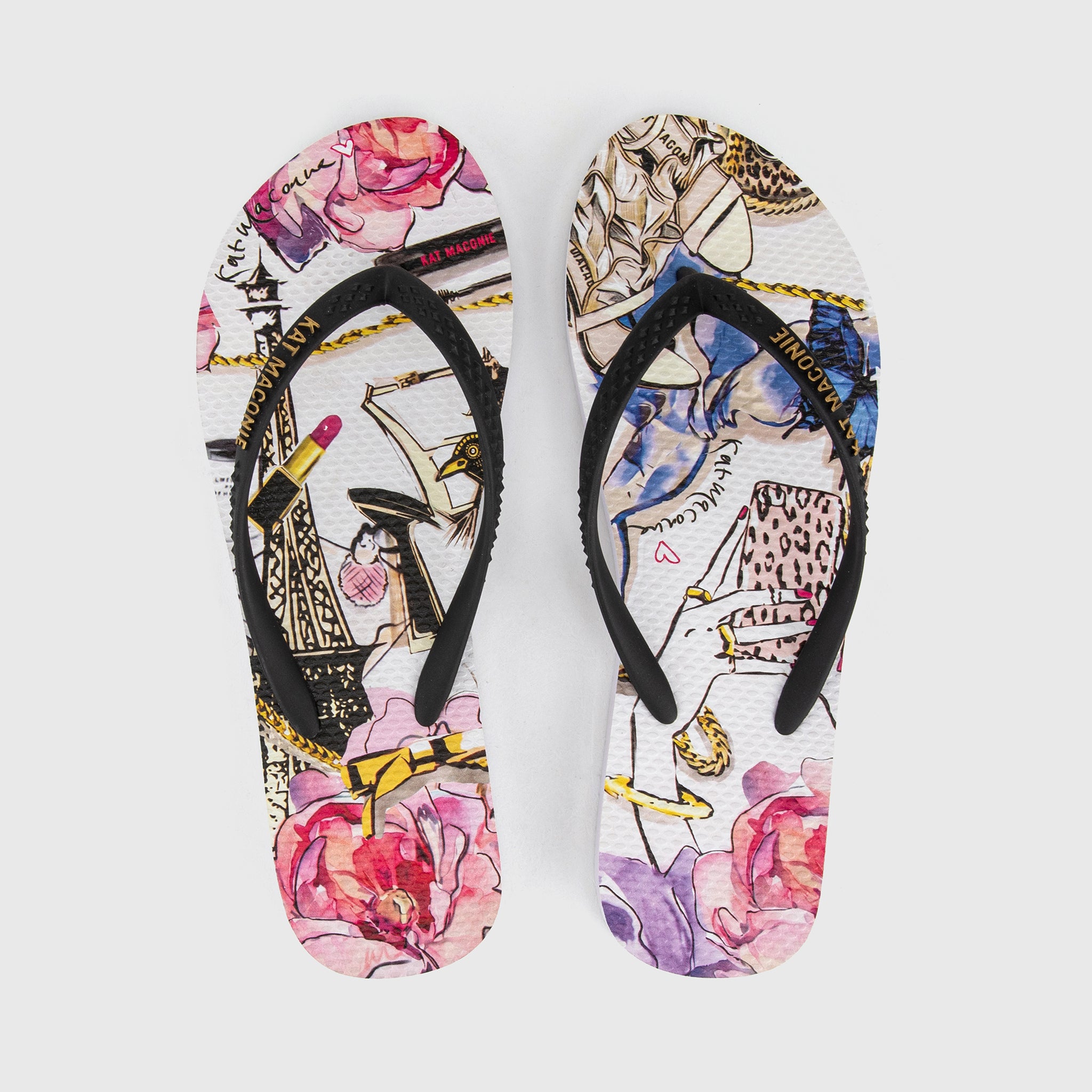 SOLA Flip-Flops Blush Poetry