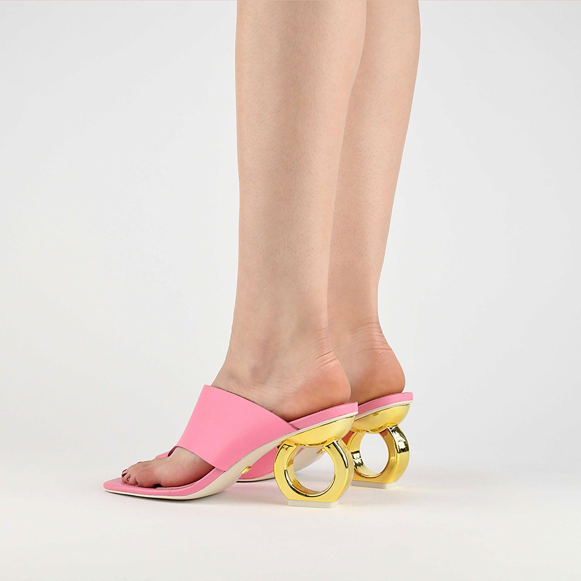 Sigrid Chain Heel Sandals* - Kat Maconie