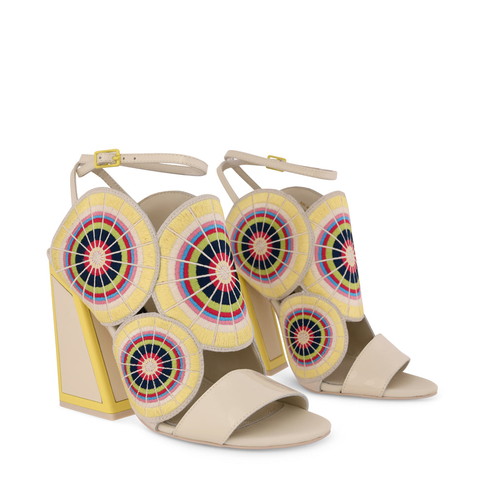Frida Kicker Heel Sandals* - Kat Maconie