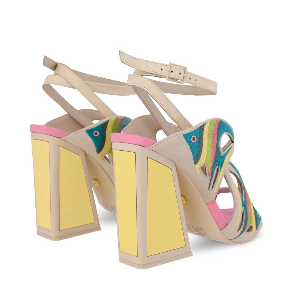 Pisces Kicker Heel Sandals - Kat Maconie