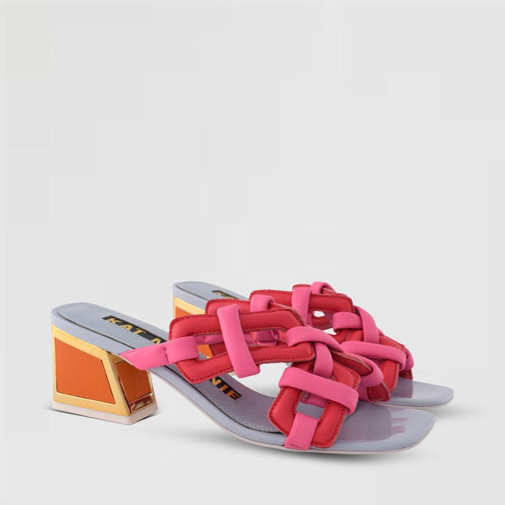 Madi Kicker Heel Sandals - Kat Maconie