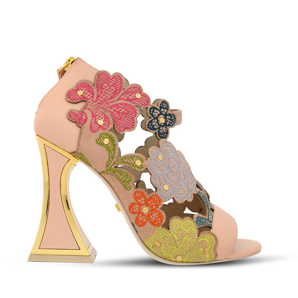 Millie Flared Heel Sandals* - Kat Maconie
