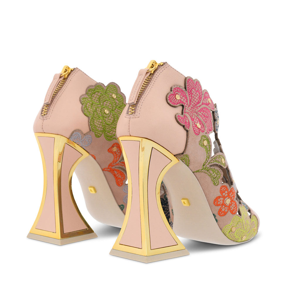 Millie Flared Heel Sandals* - Kat Maconie