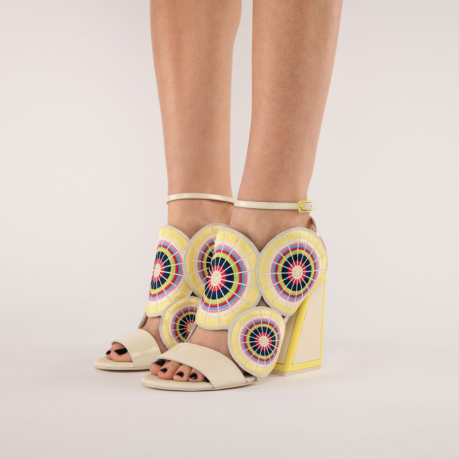 Frida Kicker Heel Sandals* - Kat Maconie