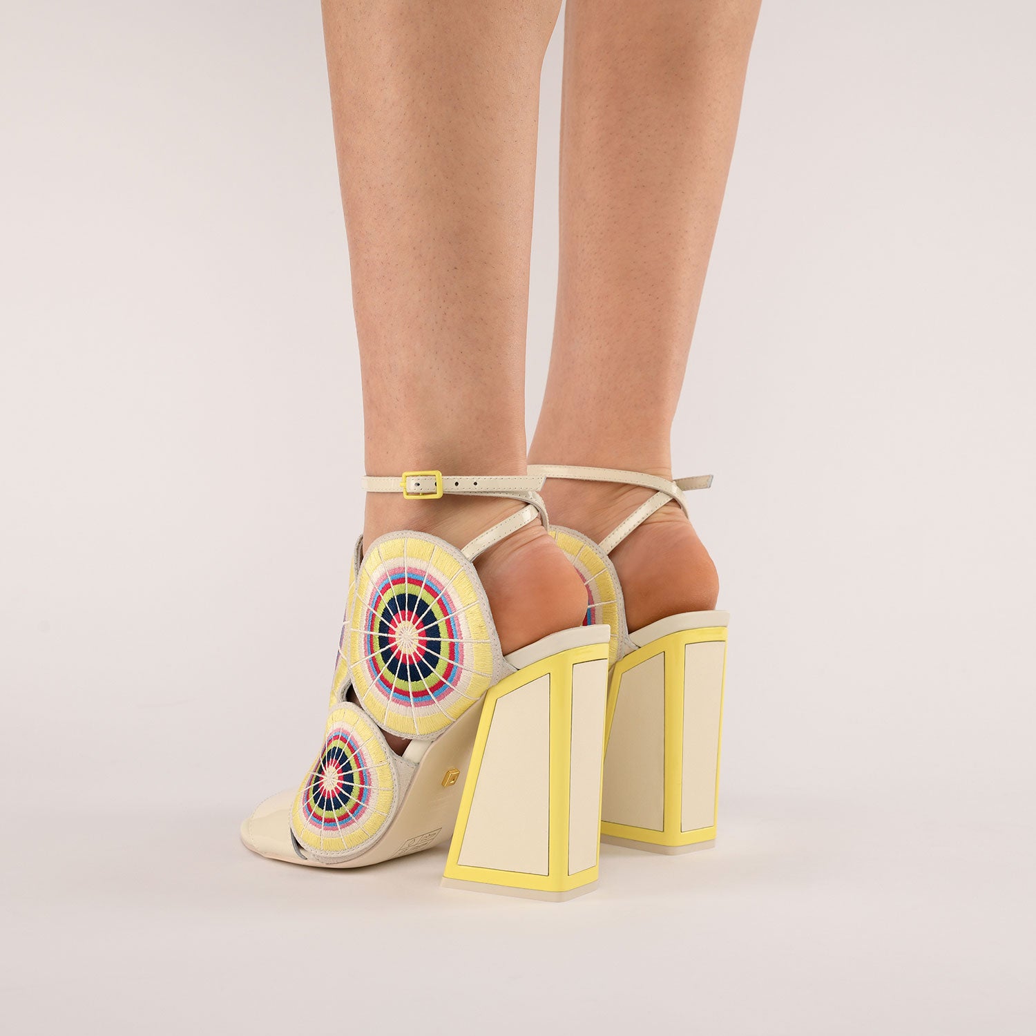 Frida Kicker Heel Sandals* - Kat Maconie