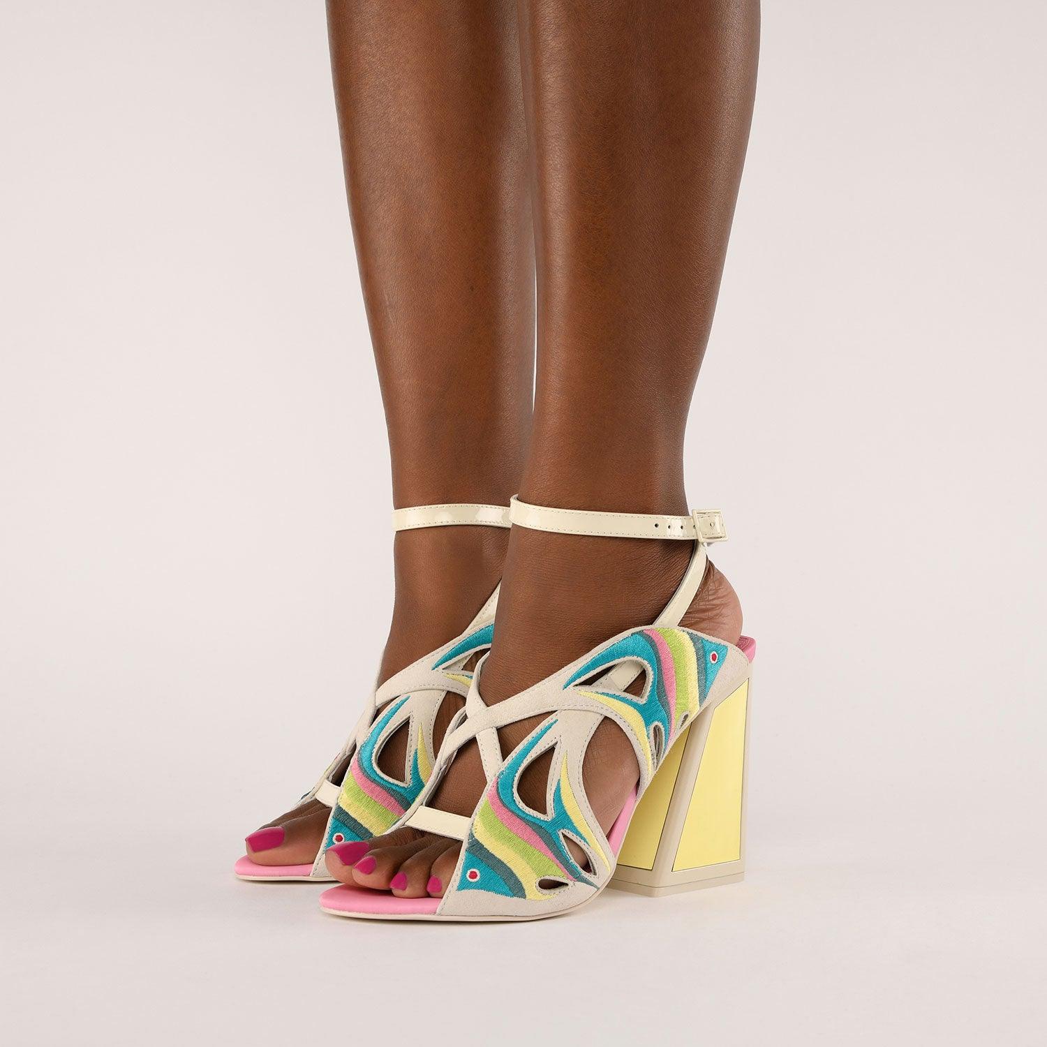 Pisces Kicker Heel Sandals - Kat Maconie