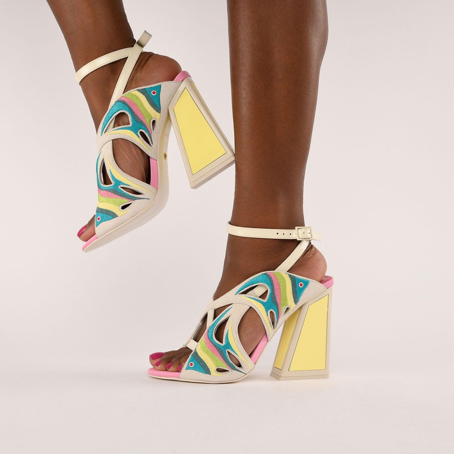 Pisces Kicker Heel Sandals - Kat Maconie