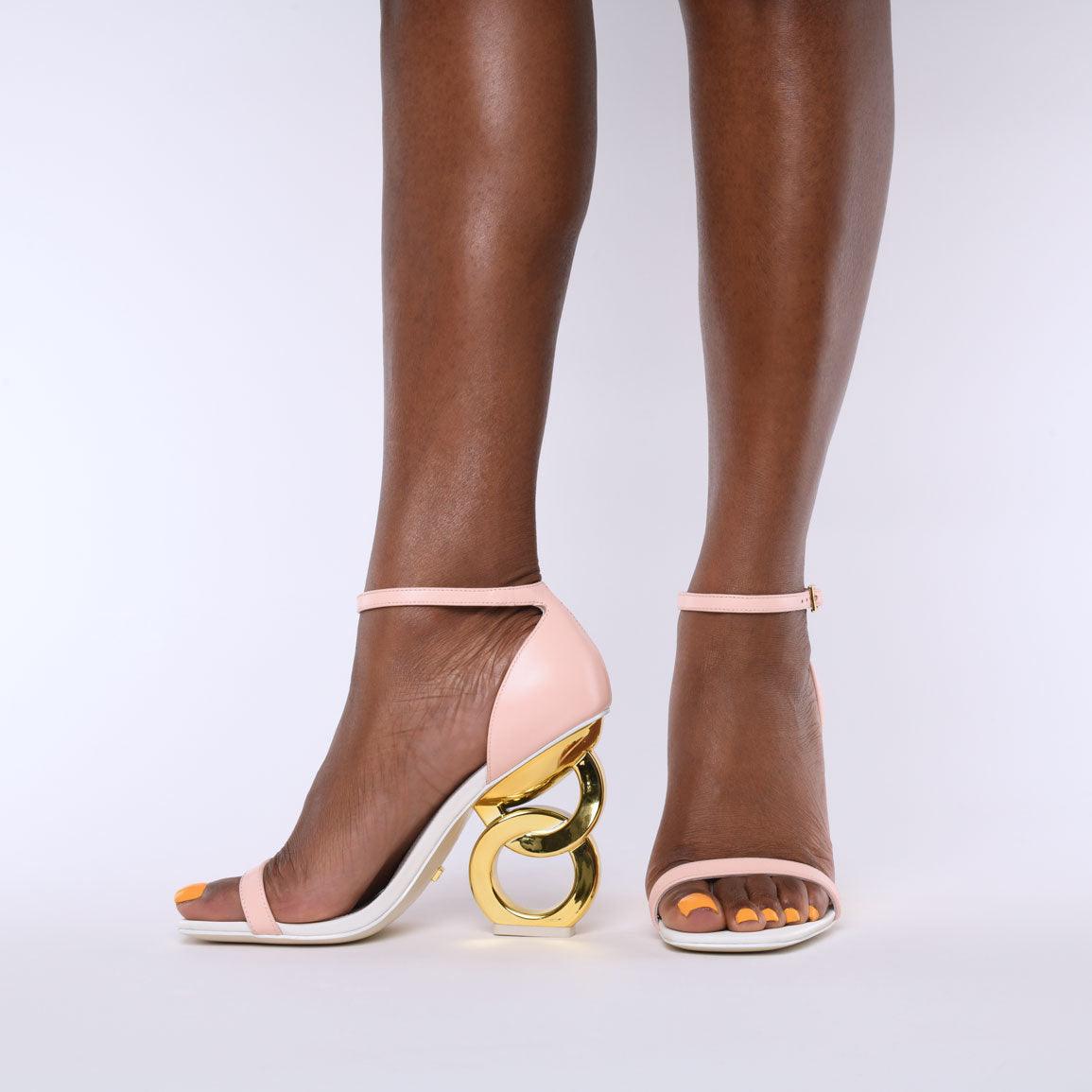 ★ Suzu Chain Heel Sandals - Kat Maconie