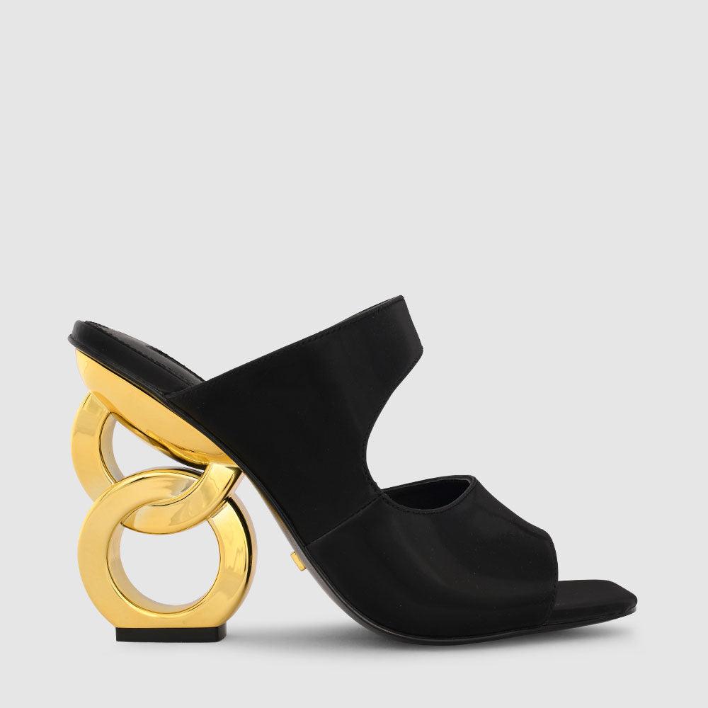 Ezzi Chain Heel Sandals - Kat Maconie
