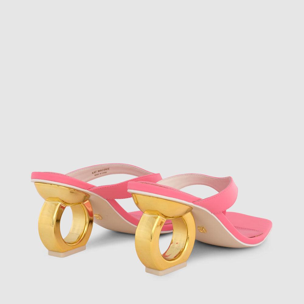 Yana Chain Heel Sandals - Kat Maconie