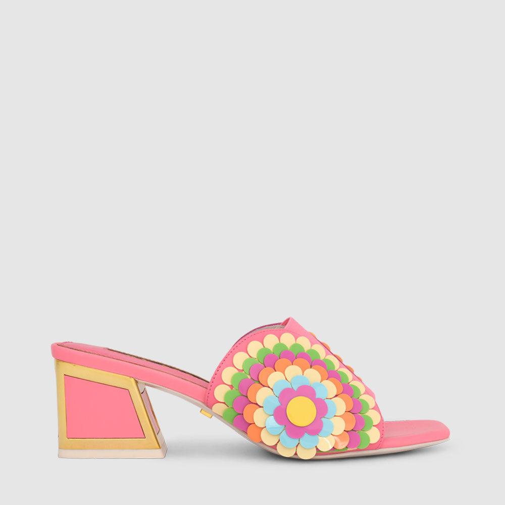 Vira Kicker Heel Sandals - Kat Maconie
