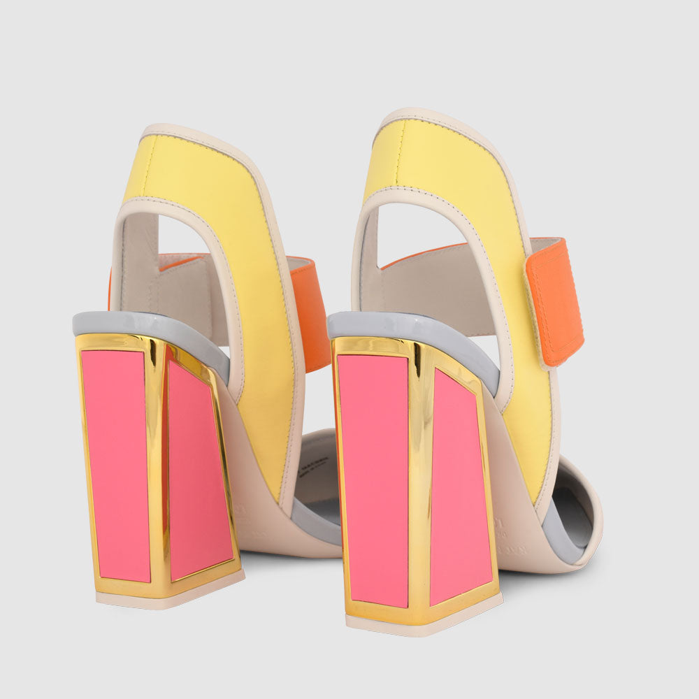 Izzy Kicker Heel Sandals - Kat Maconie