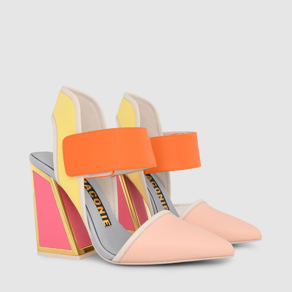 Izzy Kicker Heel Sandals - Kat Maconie