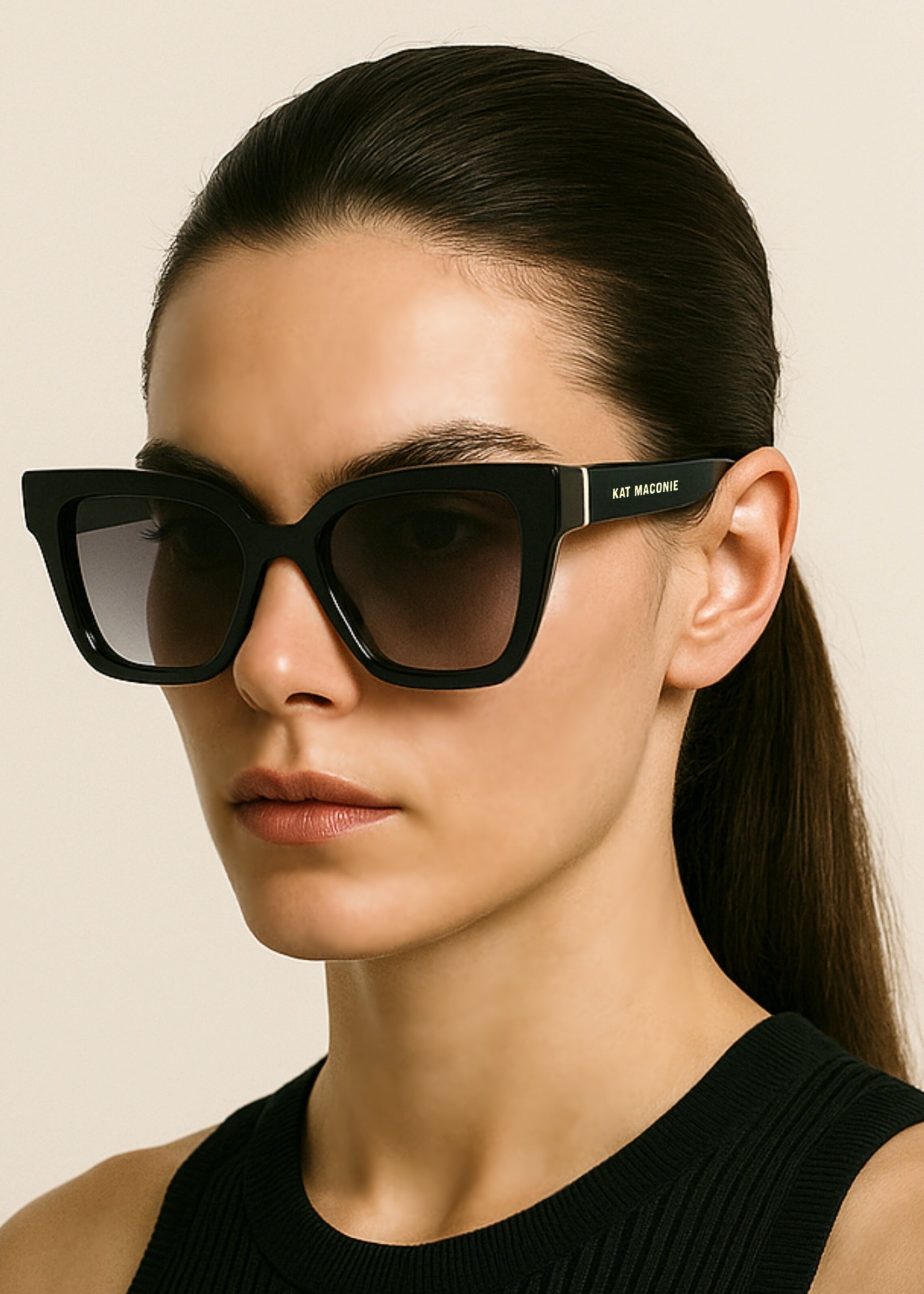 Aria Oversized Square Sunglasses in Acetate