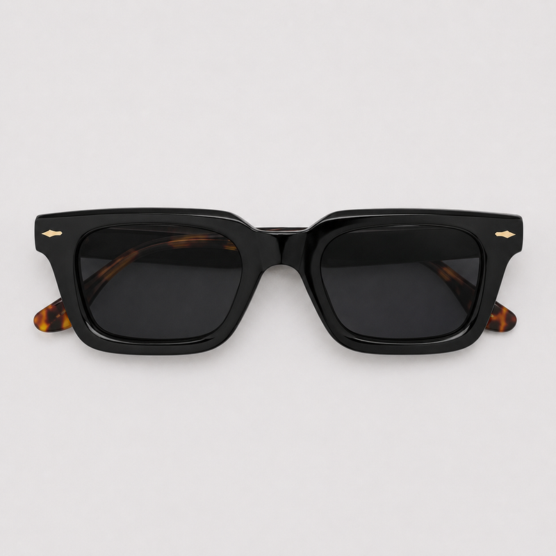 NIXA RETRO-RECTANGLE SUNGLASSES