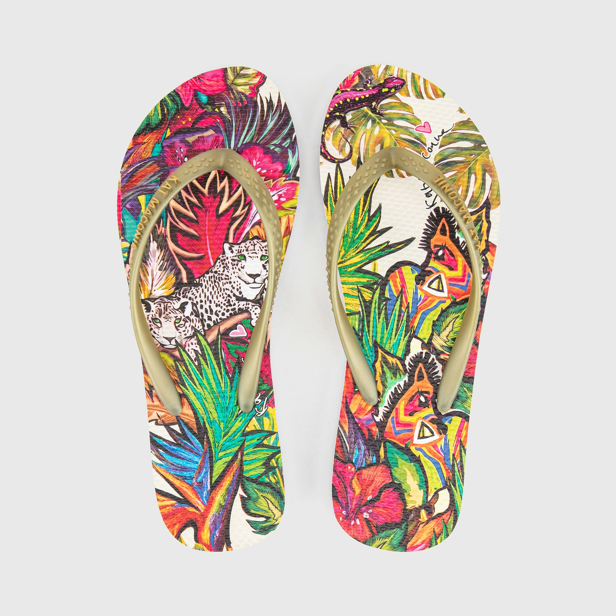 SOLA Flip-Flops Tropical Flame