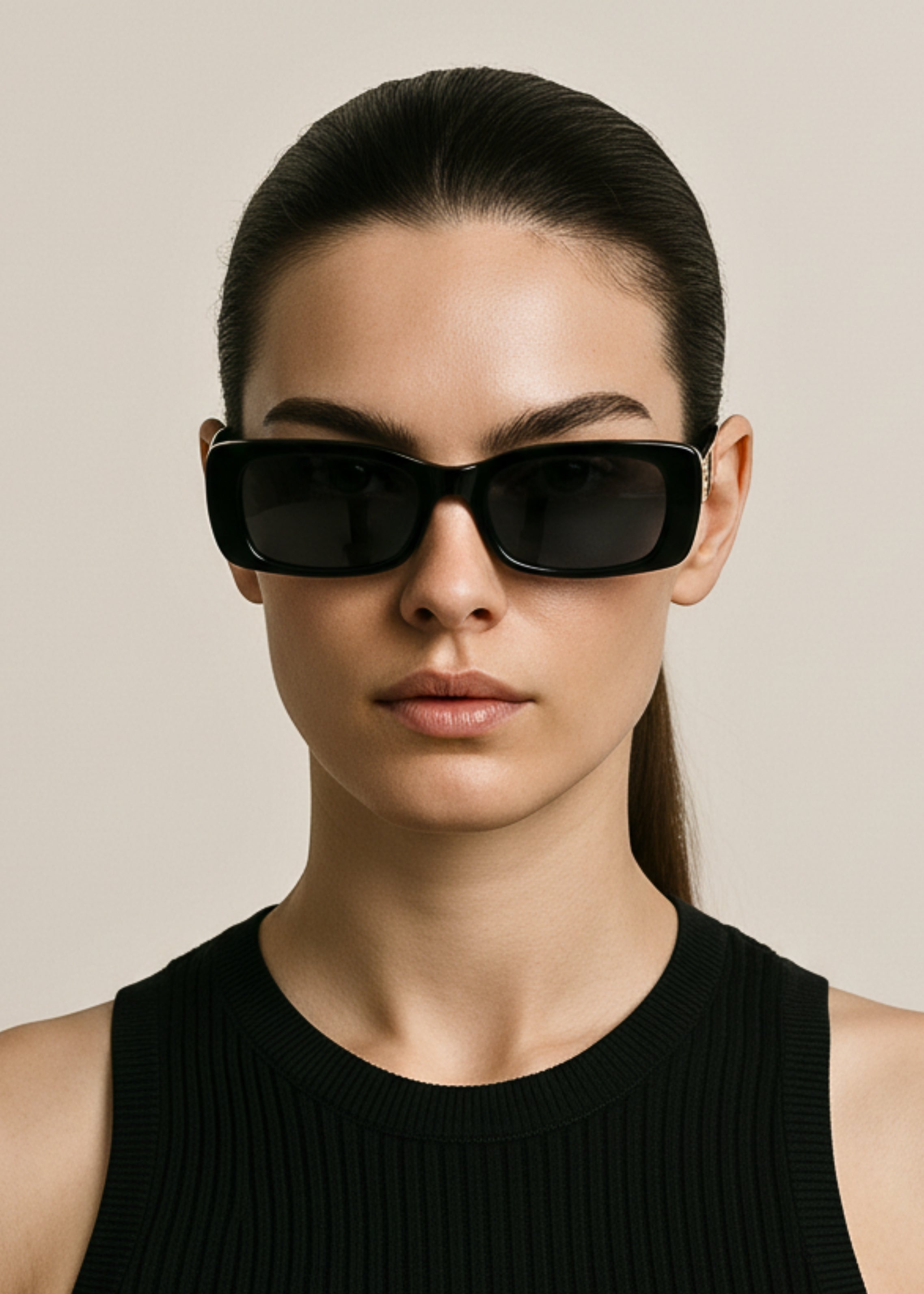Sierra Rectangle Sunglasses in Acetate
