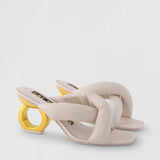Itzel Chain Heel Sandals - Kat Maconie