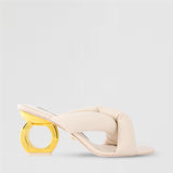 Itzel Chain Heel Sandals - Kat Maconie