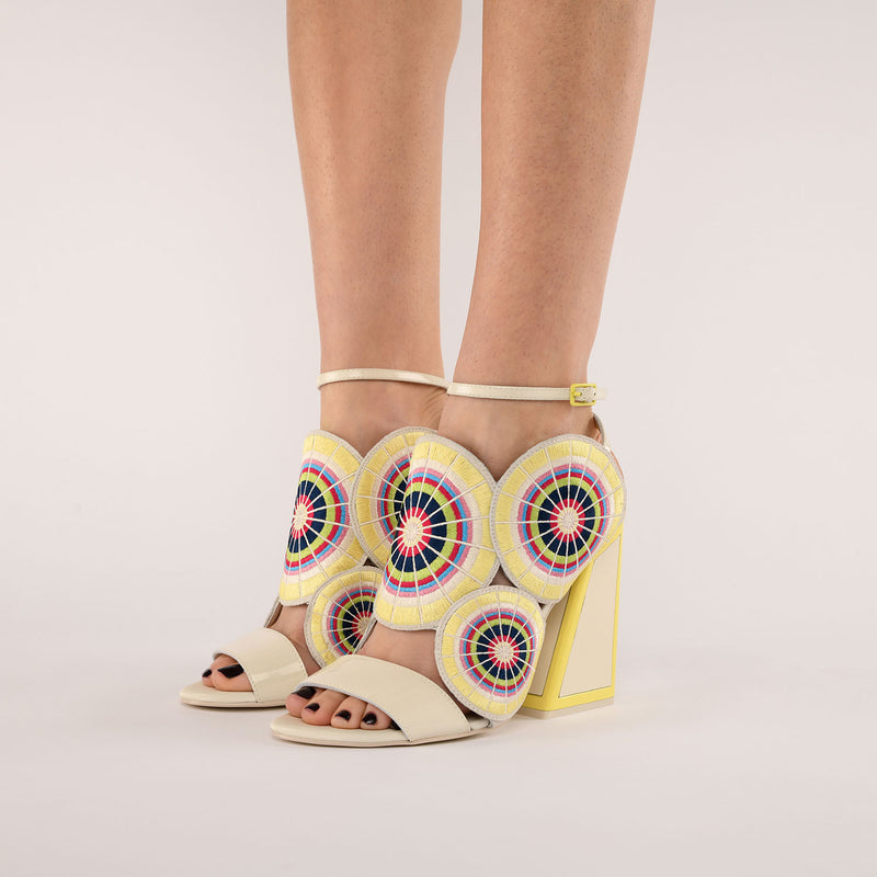 Frida Kicker Heel Sandals* - Kat Maconie