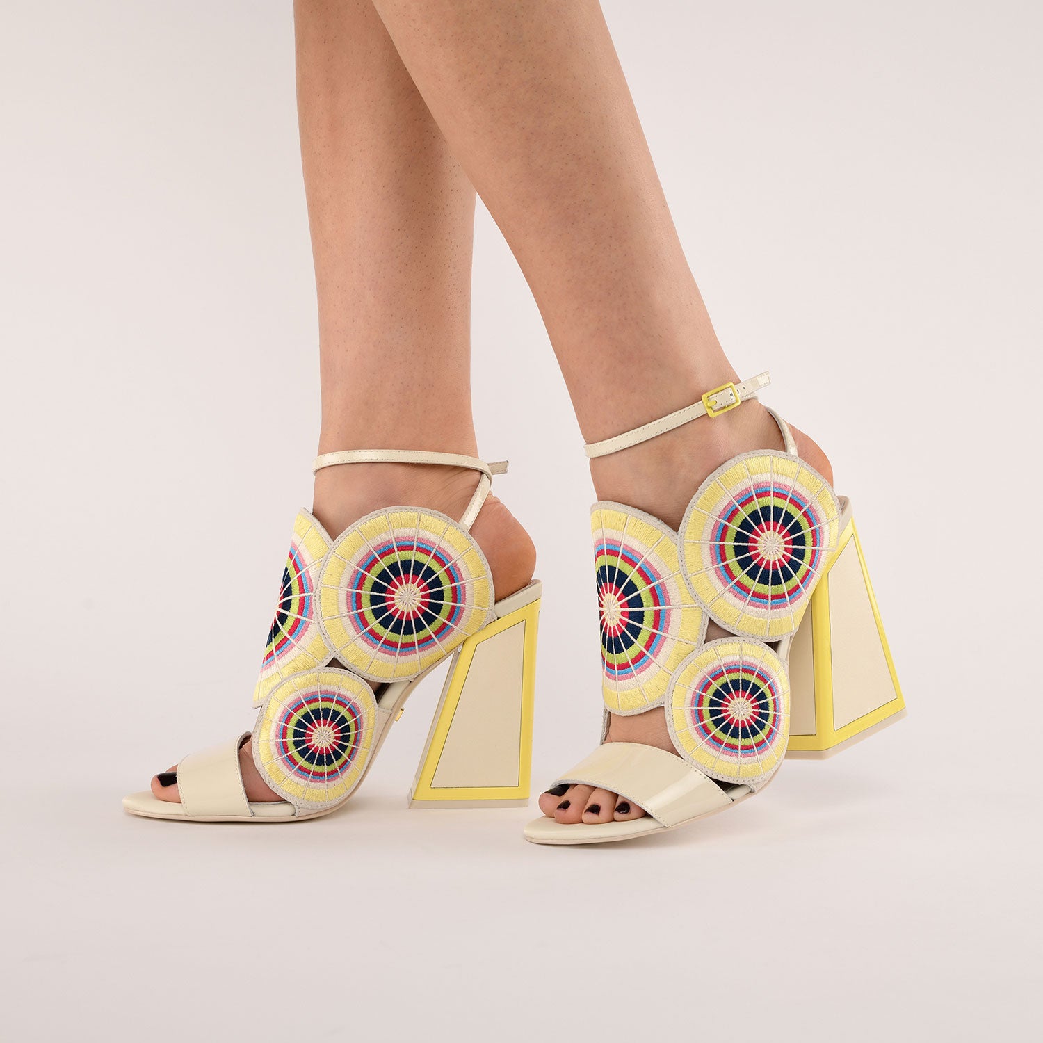 Frida Kicker Heel Sandals* - Kat Maconie
