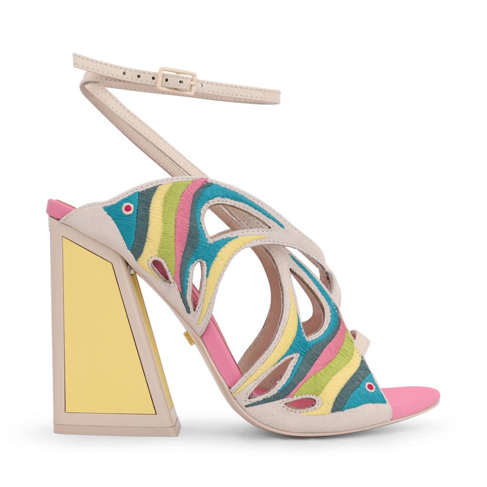 Pisces Kicker Heel Sandals - Kat Maconie