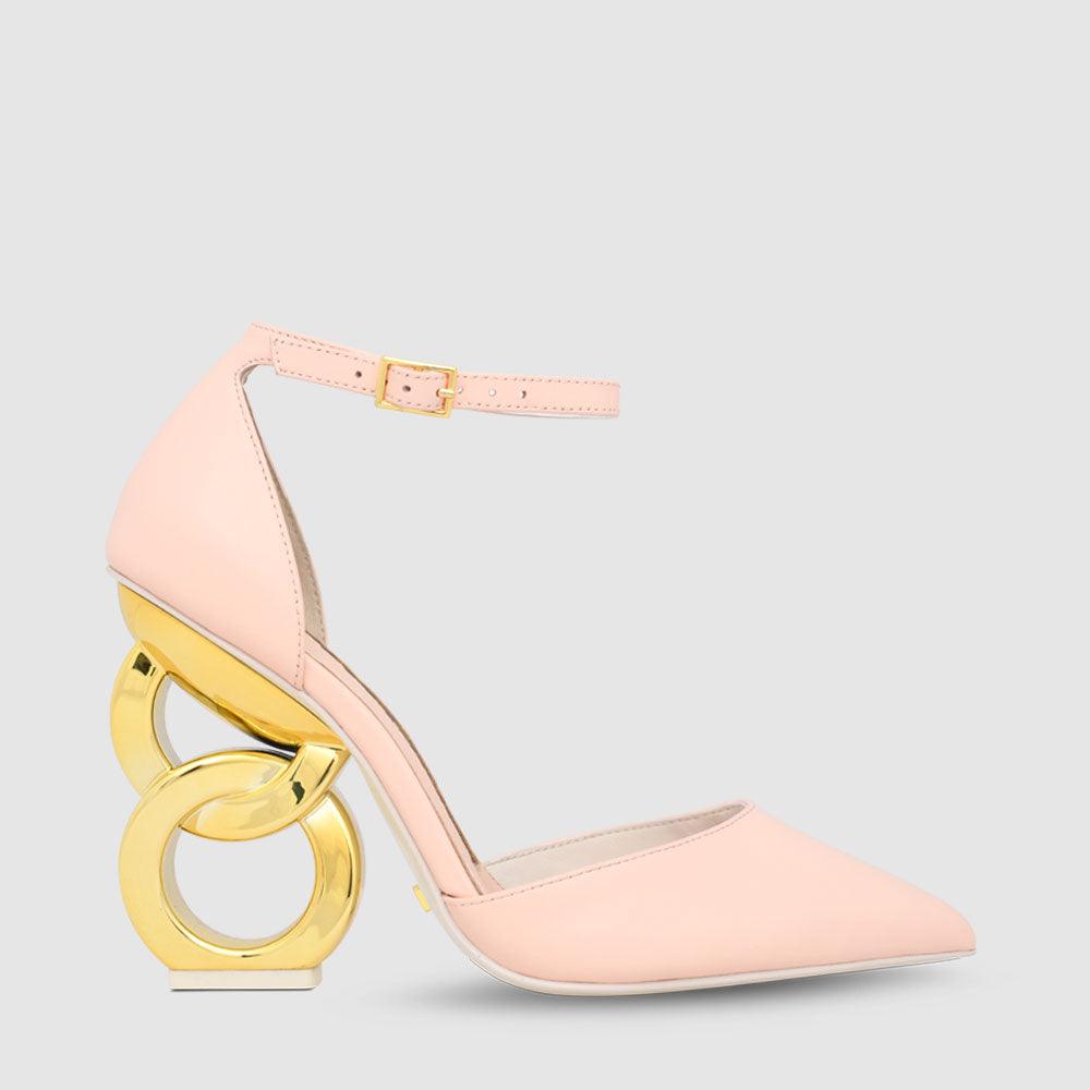 Emmi Chain Heel Sandals - Kat Maconie