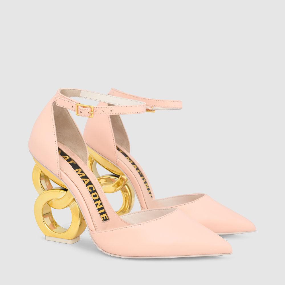 Emmi Chain Heel Sandals - Kat Maconie