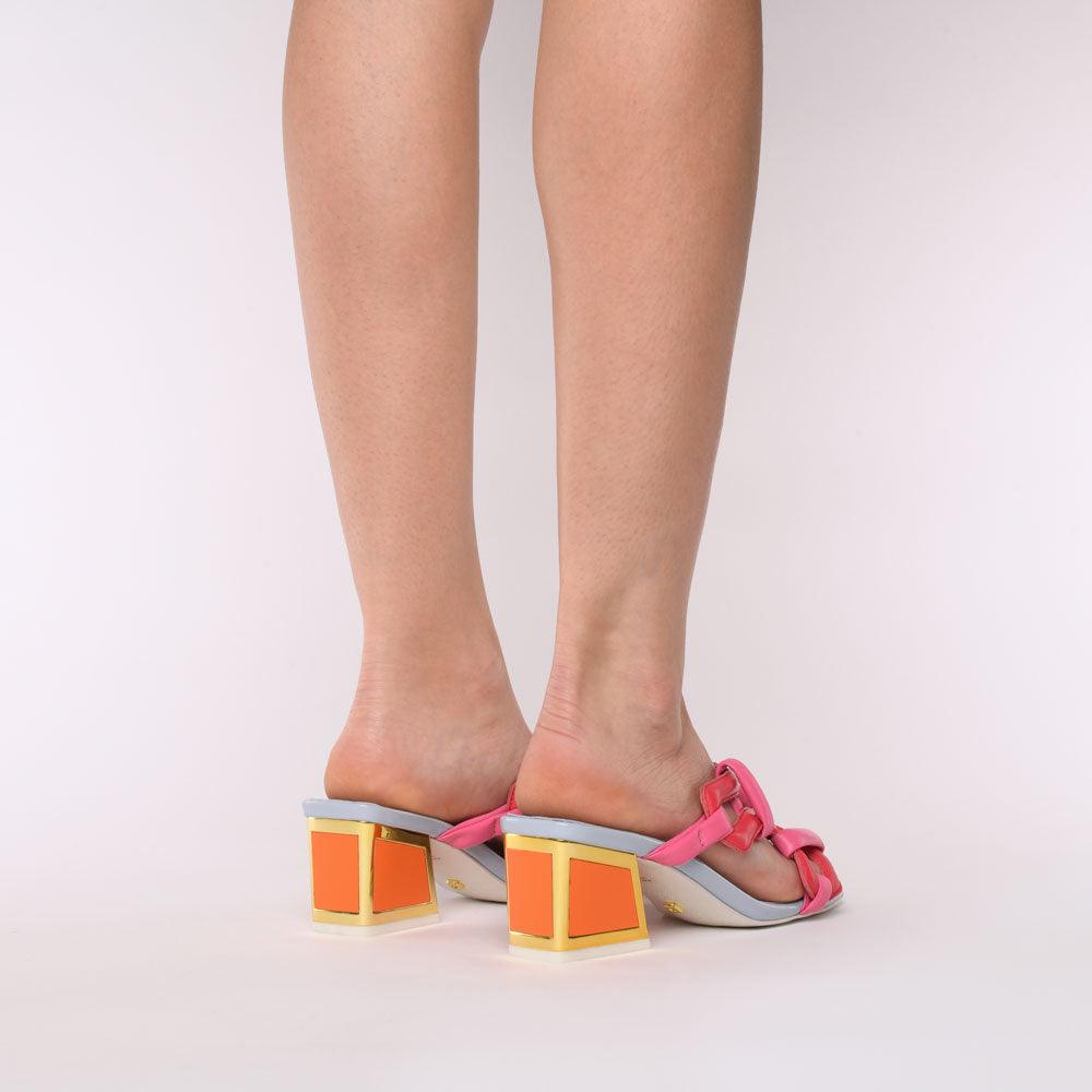 Madi Kicker Heel Sandals - Kat Maconie