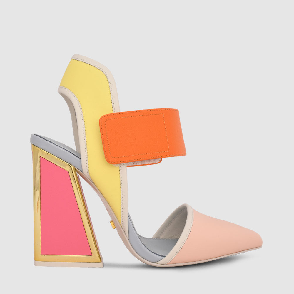 Izzy Kicker Heel Sandals - Kat Maconie