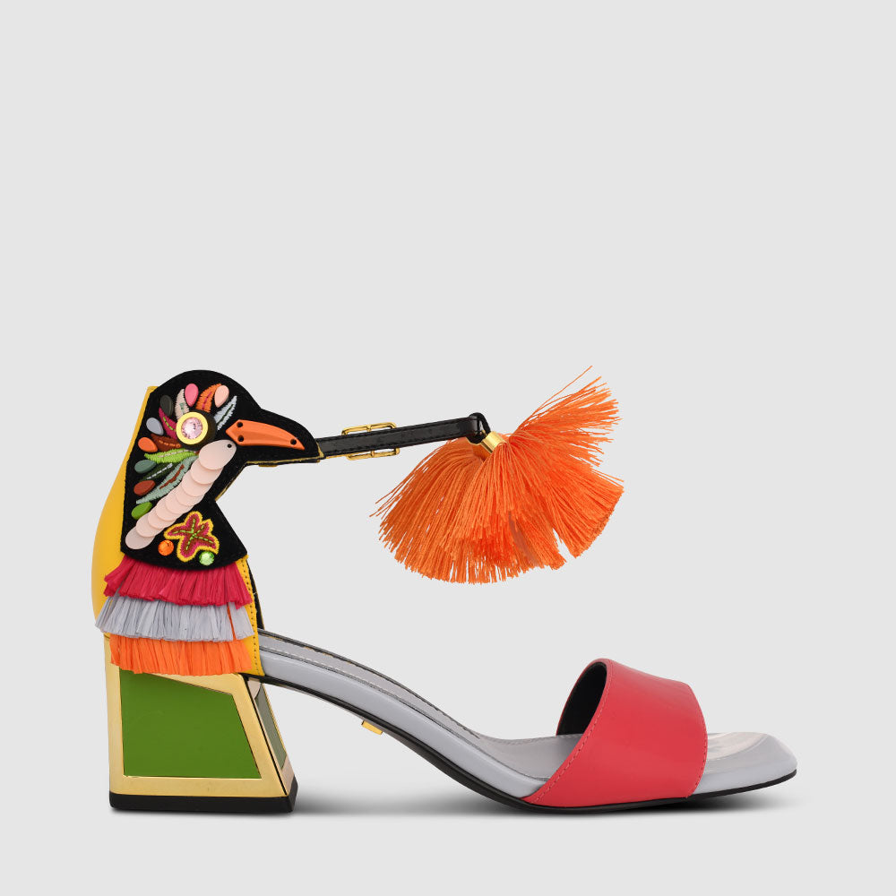 Kay Kicker Heel Sandals - Kat Maconie
